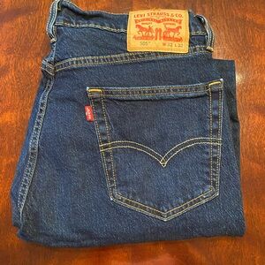 Levi 505 jeans 32x32 darker wash EUC
